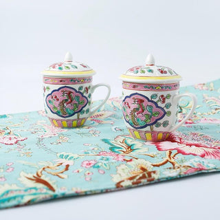 Handmade Peranakan Coffee Cup Sets