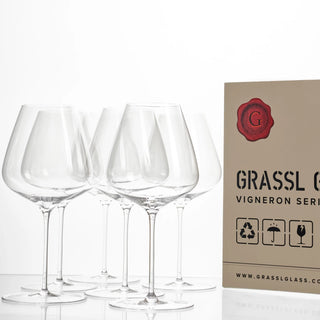 GRASSL Glass Burgundy Glasses