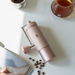 Coffee Hand Grinder - Chestnut Pink