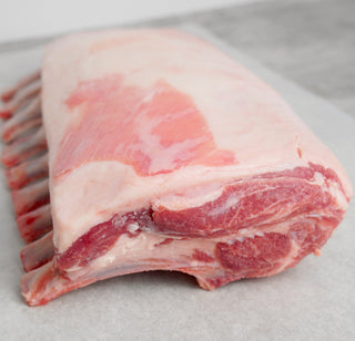 Australian Grass-Fed Spring Lamb 8-Ribbed French Rack with Cap-On 1kg