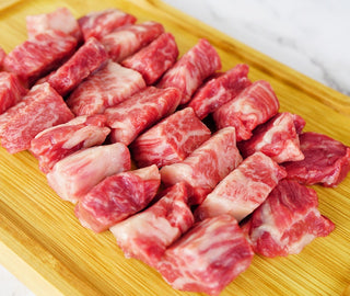 Australian M5 Grain-Fed Wagyu Beef Diced Cubes 300g