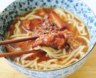 Miss A's Taiwanese Pork Cartilage Noodle with Chicken Broth