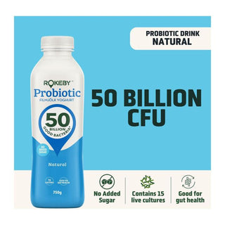 Rokeby Farms Filmjolk Swedish Style Probiotic Natural Yoghurt Drink 750ml