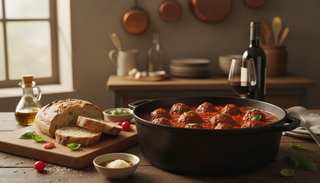 Handmade Meatballs in Rustic Tomato Basil Sauce: Chef's Pick