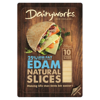 Dairyworks Edam Cheese Slices 200g