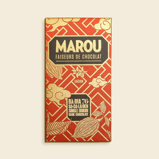 Marou Ba Ria 76% Single Origin Dark Chocolate 80g in original Marou packaging