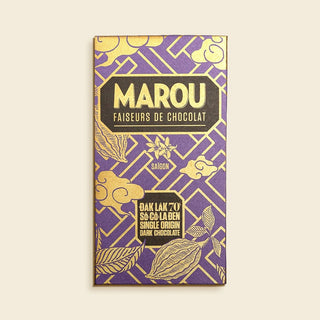 Marou Dak Lak 70% Single Origin Dark Chocolate 80g in original Marou packaging