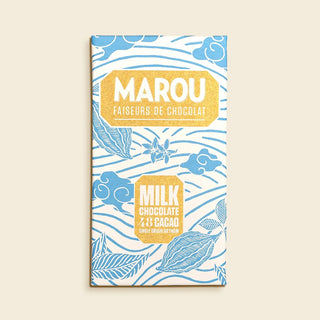 Marou Milk Cacao 48% Chocolate 80g in original Marou packaging